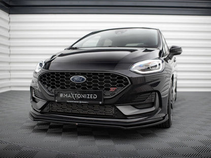 💕Splitter  adatto per Ford Fiesta ST MK8.5 nero lucido ABS💕