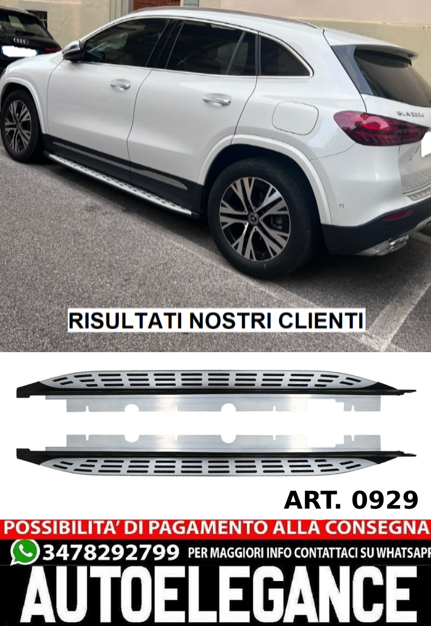 SIDE STEPS UNDER DOOR SUITABLE for MERCEDES GLA H247 from 2019 SUV 