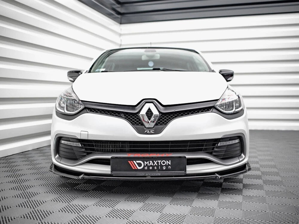 💕Splitter  adatto  per  RENAULT CLIO RS MK4  nero lucido  ABS💕