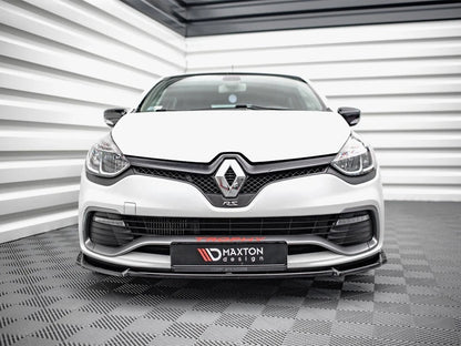 💕Splitter  adatto  per  RENAULT CLIO RS MK4  nero lucido  ABS💕