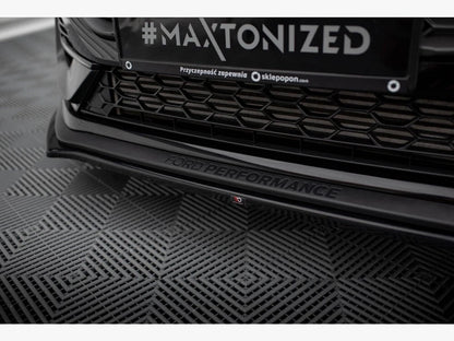 💕Splitter  adatto per Ford Fiesta ST MK8.5 nero lucido ABS💕