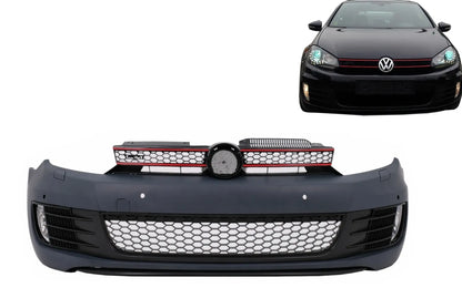 ⭐Paraurti per VW Golf VI 6 08-13 GTI Look Griglie Fendinebbia⭐