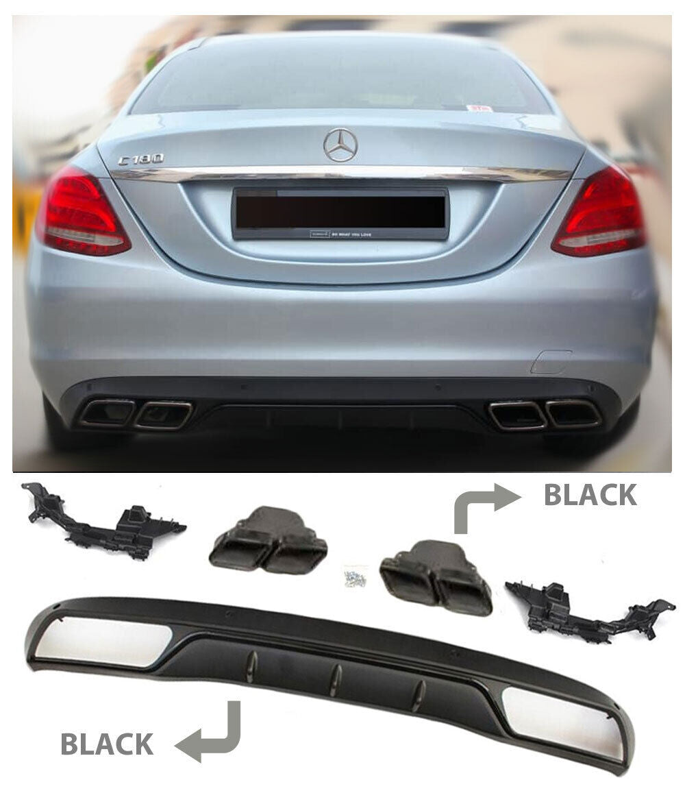 Diffusore spoiler posteriore nella C63 AMG OPTIK adatto per equipaggiamento