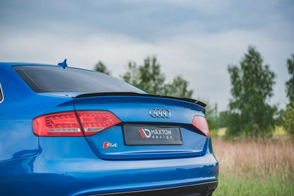 💕 Spoiler adatto per    Audi A4 / A4 S-Line B8 / B8 FL Berlina  nero lucido 💕