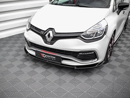 💕Splitter  adatto  per  RENAULT CLIO RS MK4  nero lucido  ABS💕