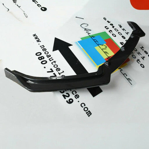 🔥AUDI A1 10-16 LAMA SOTTO PARAURTI ANTERIORE ABS LOOK SPORTIVO NERO SPLITTER🔥
