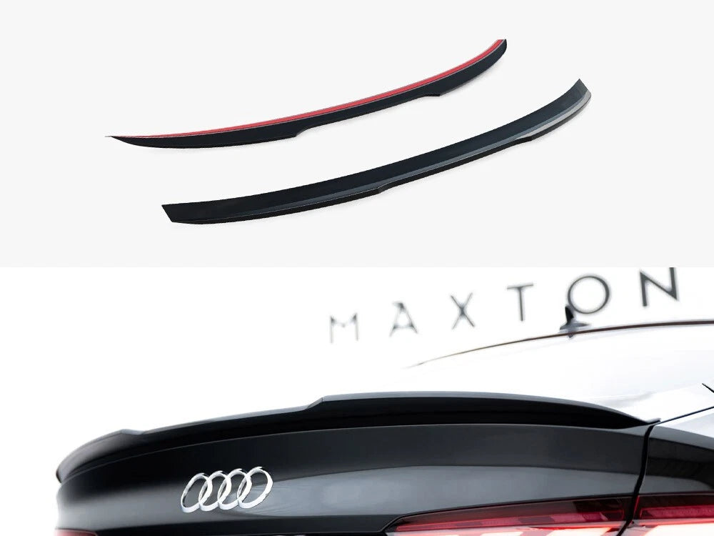💕  Spoiler   adatto per   Audi A5 F5 S-Line Sportback nero lucido 💕
