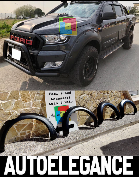 PARAFANGHI ALLARGATI ADATTI PER FORD RANGER T6 T7 T8 2012-2020