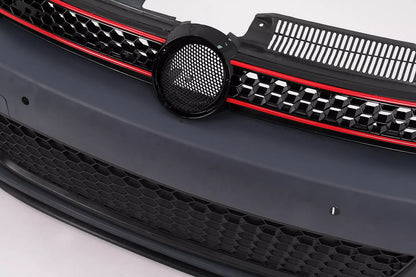 ⭐Paraurti per VW Golf VI 6 08-13 GTI Look Griglie Fendinebbia⭐
