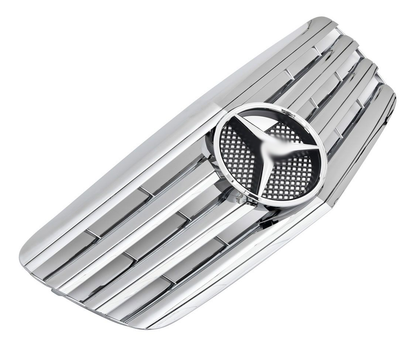 Griglia sportiva per Mercedes W211 S211 E 04 / 2006-2009 cromata AMG LOOK