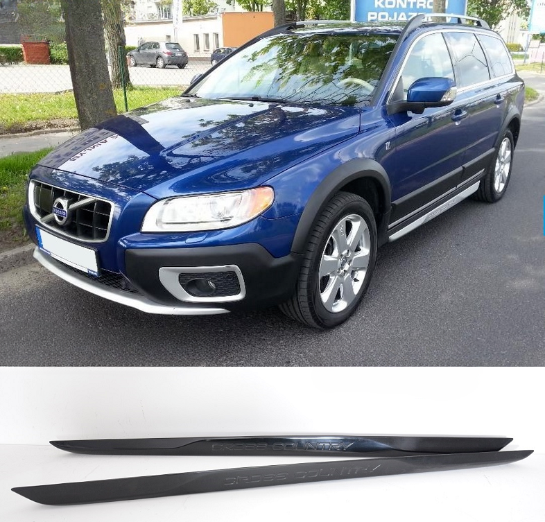 MINIGONNE LATERALI VOLVO XC70 2007-2015 SPOILER SOTTO PORTA LOOK SPORTIVO
