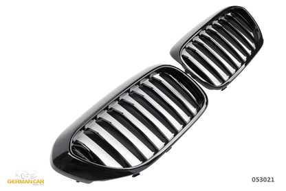 ADATTO BMW SERIE 5 G30 G31 GRIGLIA DEL RADIATORE NERO LUCIDO AUTOELEGANCERICAMBI