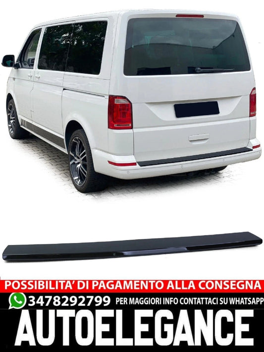 Protezione bordo di carico per paraurti nero lucido per VW Bus T5 T5.1 T6 T6.1