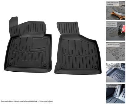 🔥Tappetini gomma per VW Caddy 3 2K 2003-2020 Set guscio 3D tappetini anterior🔥