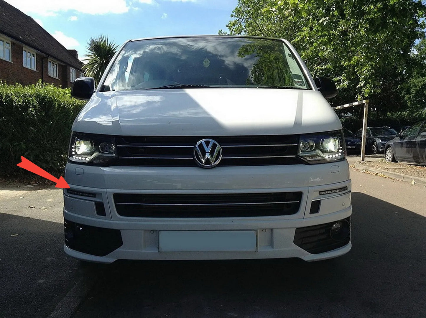 ✨Luce di marcia diurna a LED DRL per VW Transporter Multivan Caravelle T5.1✨