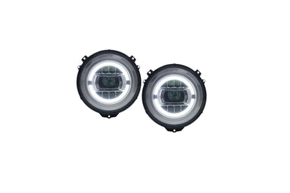 😍Phares Full LED pour Mercedes G W463 05-17 Chrome Facelift 2018 Look😍