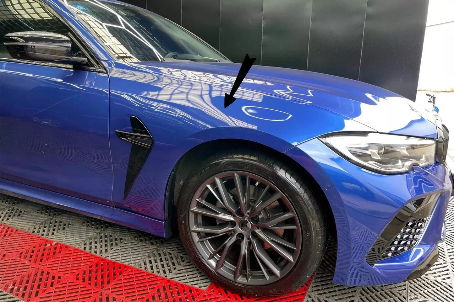 ⭐Parafanghi anteriori per BMW Serie 3 G20 Berlina G21 Touring 2018+ M8 Look⭐