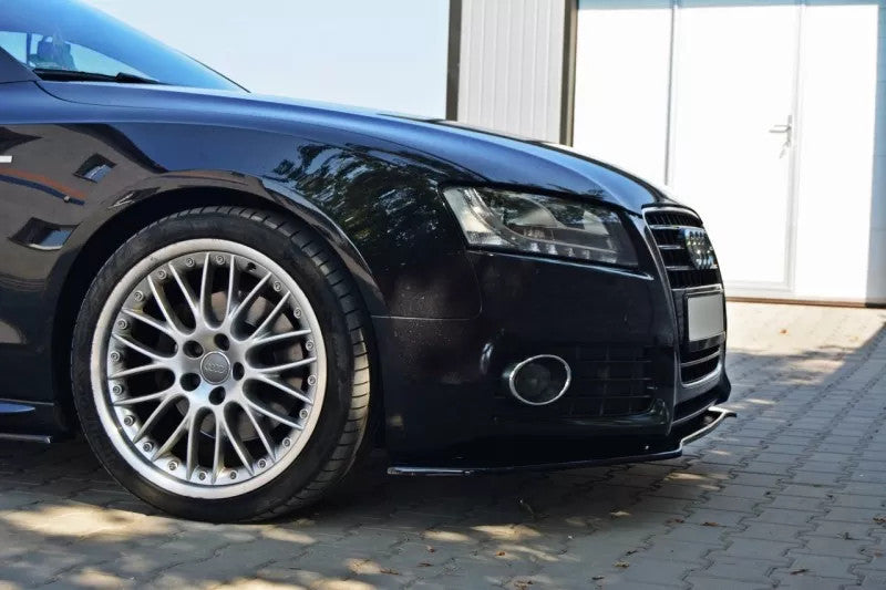 🔥Splitter Anteriore in ABS Nero Lucido per Audi A5 S-Line / S5 B8 Pre-Facelif🔥