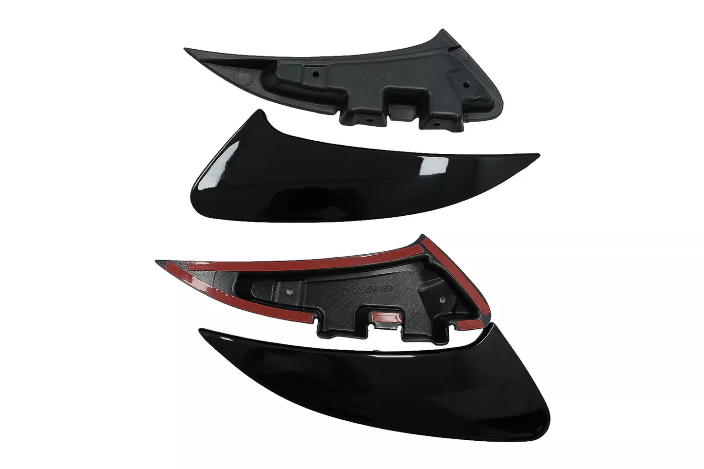😍Parachoques Flaps Aletas para Mercedes CLA X118 C118 19+ Negro 45S Look😍