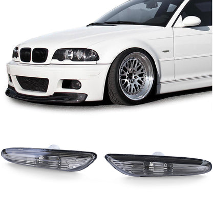 Indicatore di direzione nero fumè adatto per BMW Serie 3 E46 00-01 Serie 5 E60