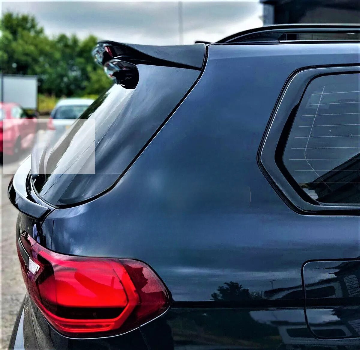 💯KIT Spiler Nero Lucido Adatto Per BMW X7 G07 M60 2018+💯