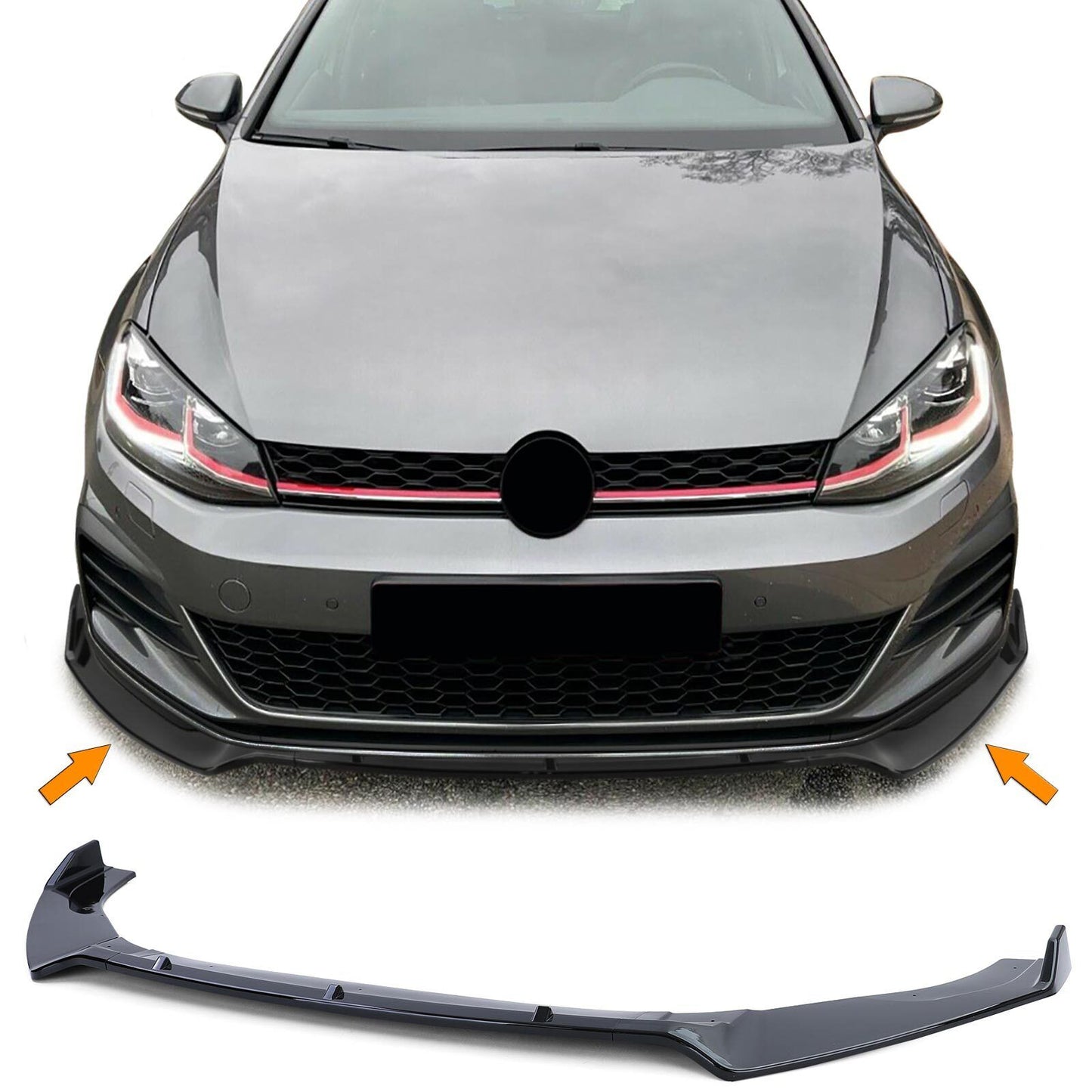 SPLITTER suitable for VW Golf 7 GTI Limousine 12-21