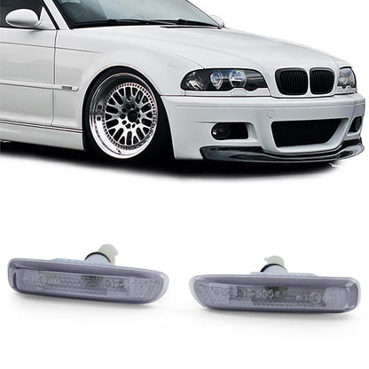 Indicatore di direzione nero fumè adatto per BMW Serie 3 E46 prefacelift