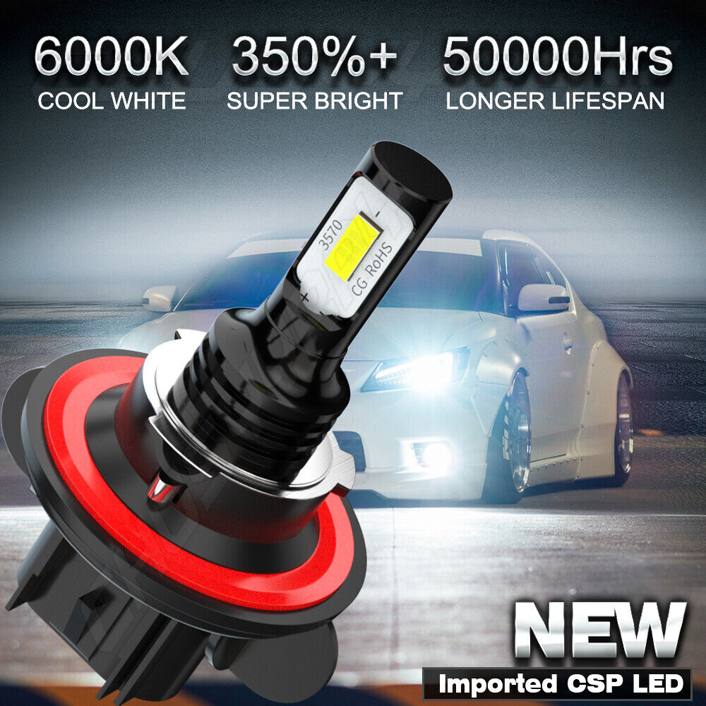 For Chevy Spark 2013-2015 6000K 4pc LED Headlight High/Low Fog Light Bulbs 