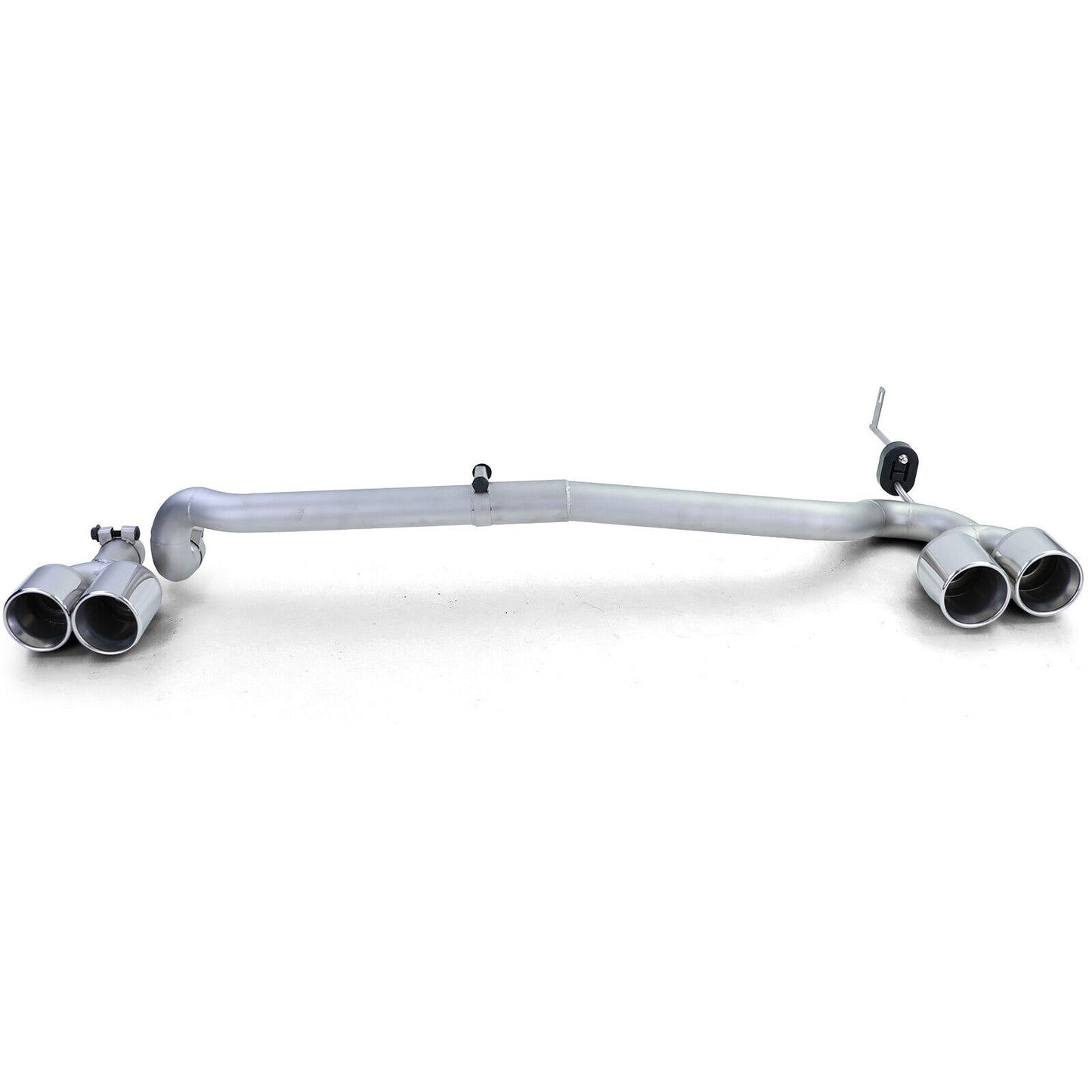 Diffusore posteriore lucido + conversione terminale di scarico duplex adatto per BMW F10 F11 520 525 528 530