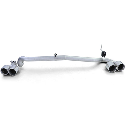 Diffusore posteriore lucido + conversione terminale di scarico duplex adatto per BMW F10 F11 520 525 528 530
