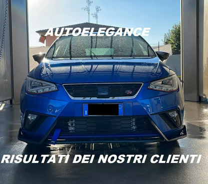 💕ART.0031  SPLITER  ANTERIORE SEAT IBIZA V 2017 ABS NERO 💕