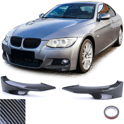 Front Spoiler Corners Splitter Performance Carbon For BMW 3 Series E92 E93 1 