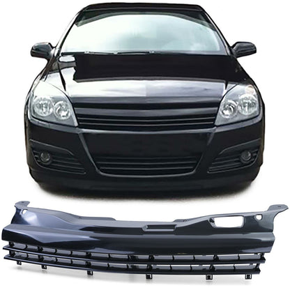 Griglia sportiva senza emblema nera adatta per Opel Astra H 04-06 Pre-Facelift