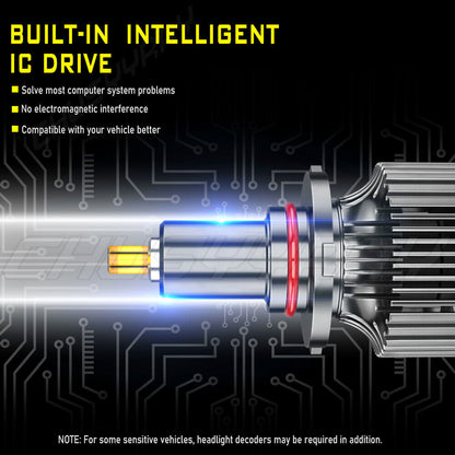 For Honda Accord 2008-2017 LE High/Low Beam Headlight Bulb Kit 