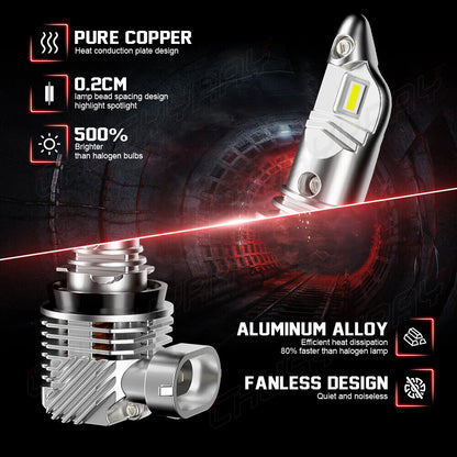 4pc LED Faro Abbagliante Abbagliante Lampadine Combo Per Freightliner Cascadia