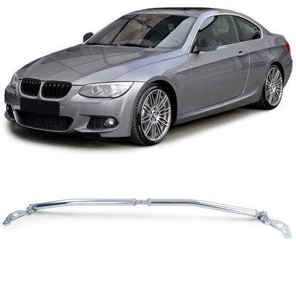 Rinforzo anteriore in alluminio lucidato aftermarket compatibile con BMW Serie 3 E90 E91 E92 dal 05 E93 dal 07