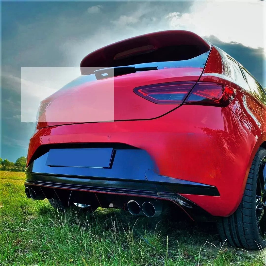⭐Glossy Black Rear Spoiler Suitable For SEAT Leon MK3 5F Cupra 2012-20⭐