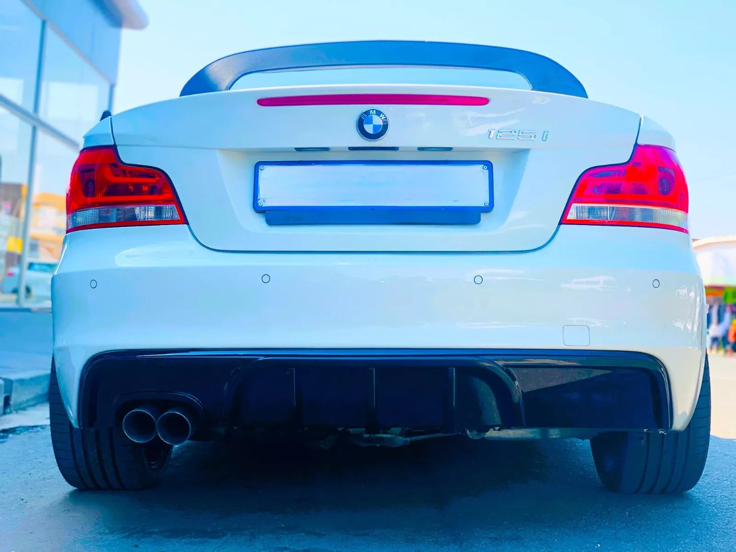 ✨Glossy Black Diffuser Suitable for BMW 1 Series Coupe E82✨