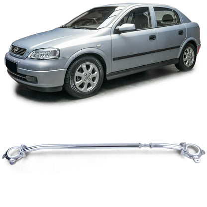Front Strut Cathedral Aluminum 4 Pieces Polished for Opel Astra G 98-04- 