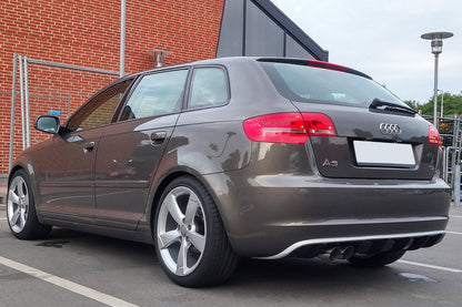 MINIGONNE POSTERIORE/DIFFUSORE/SPOILER AUDI A3 8P (restyling 2008-2012) STILE RS