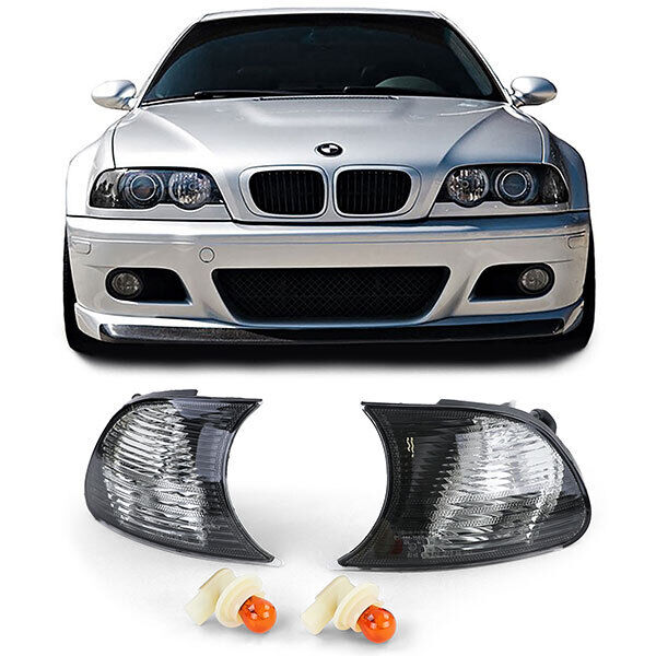 Freccia nera effetto cristallo fuméaftermarket compatibile con BMW Serie 3 E46 Coupé Cabriolet 99-01