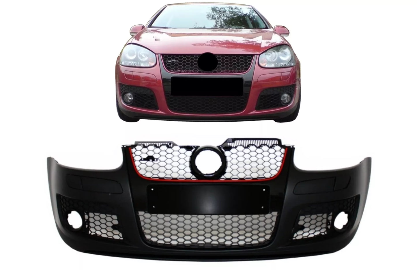 ⭐Paraurti anteriore per VW Golf Mk5 03-07 Jetta 05-10 GTI Look Griglia⭐