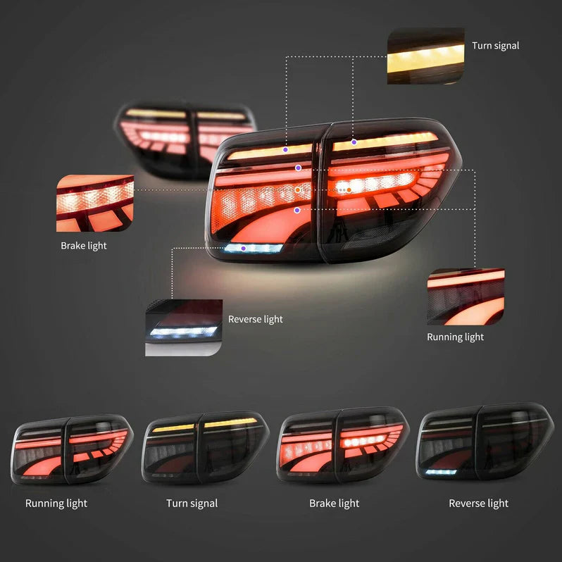 Fanali posteriori a LED per Nissan Armada (Y62) 2017-2020 e Patrol 2010-2019
