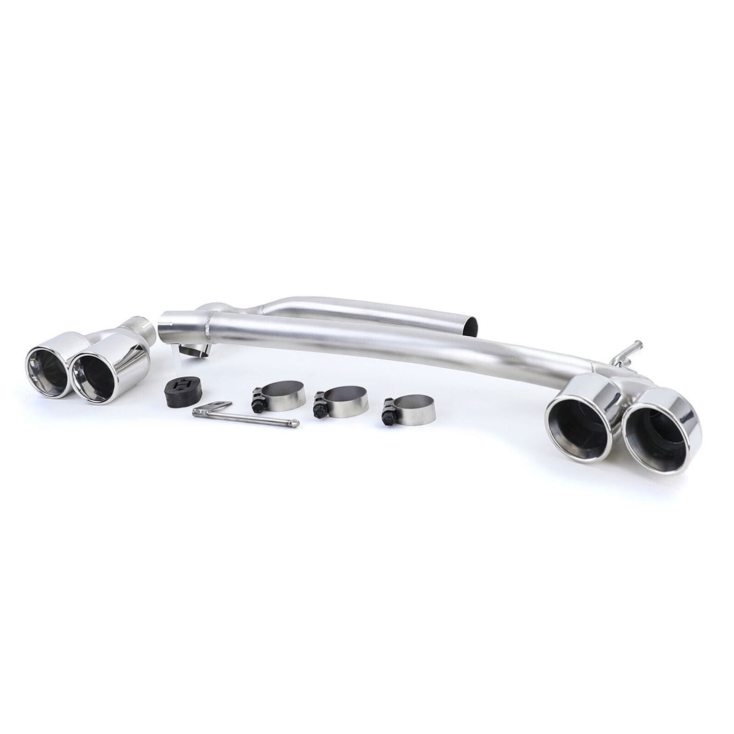 Terminale di scarico Duplex Sport Look Conversion compatibile per BMW F10 F11 520 525 528 530