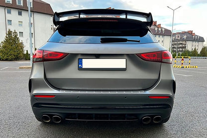 💎Punte del diffusore cromate per Mercedes GLA H247 Sport Line Aero Night Pack💎