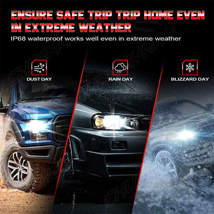 FOR Subaru Impreza 2004-2005 LED headlight high low haz bombillas white Combo Kit