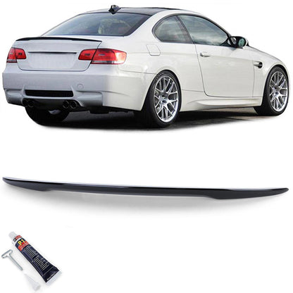 Spoiler posteriore sportivo labbro nero lucido con ABE per BMW Serie 3 E92 06-13