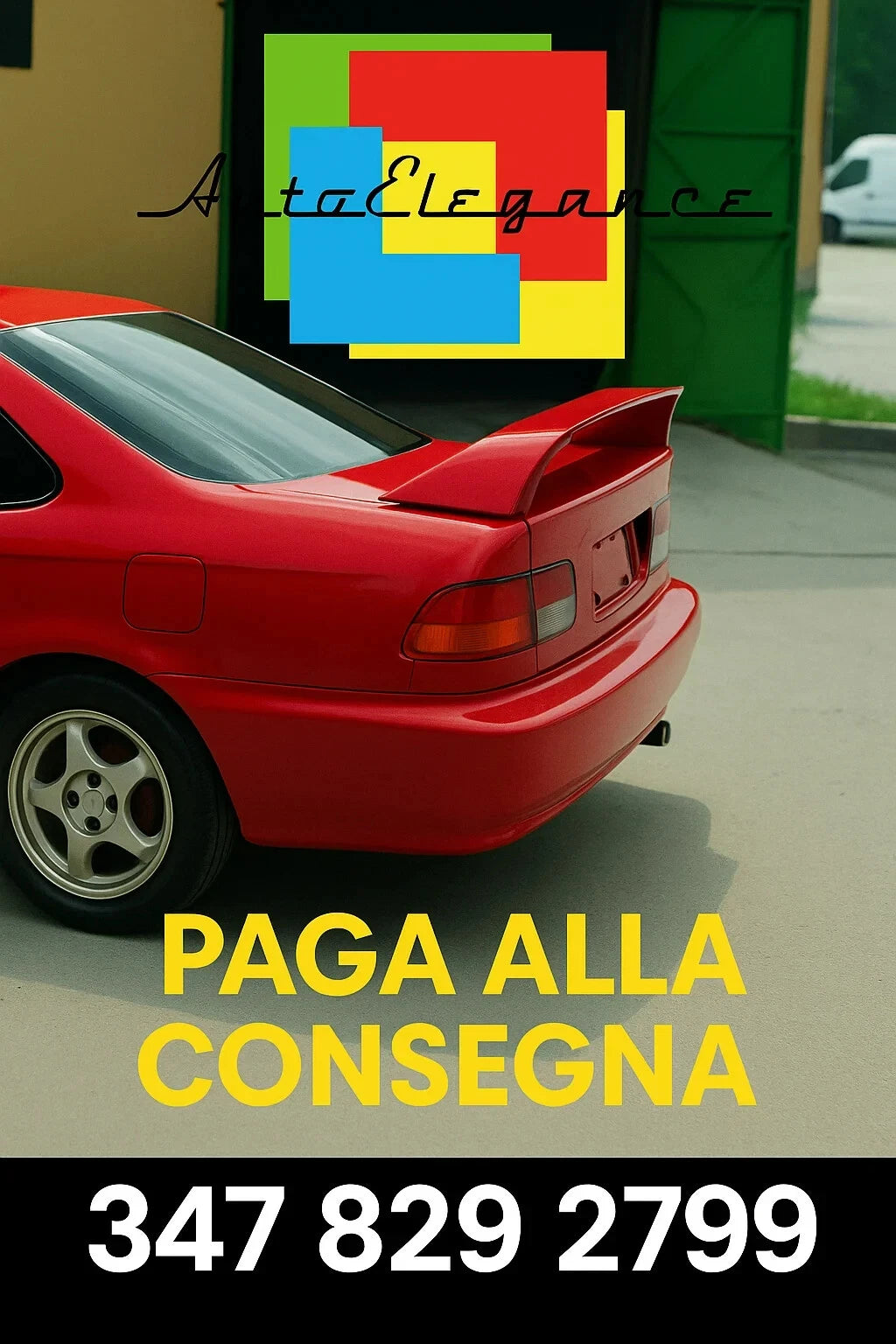 ✌️😎SPOILER POSTERIORE adatto per HONDA Civic 1992-1995😎✌️