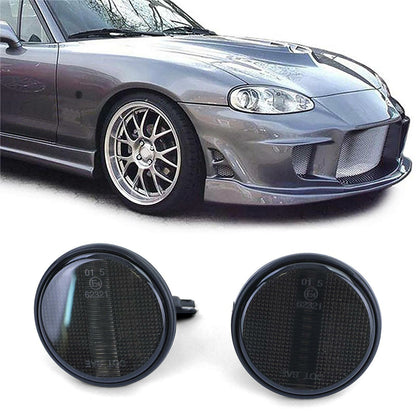 Coppia frecce laterali a LED nero fumo per Mazda MX5 NA NB NB NBFL 90-05- AUTOELEGANCERICAMBI