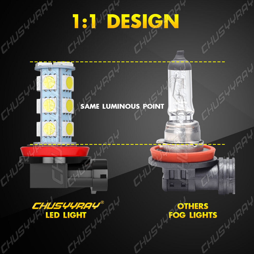 Per Toyota Highlander 2015-2019 6x LED Fari Fendinebbia Lampadine Combo Kit 6000